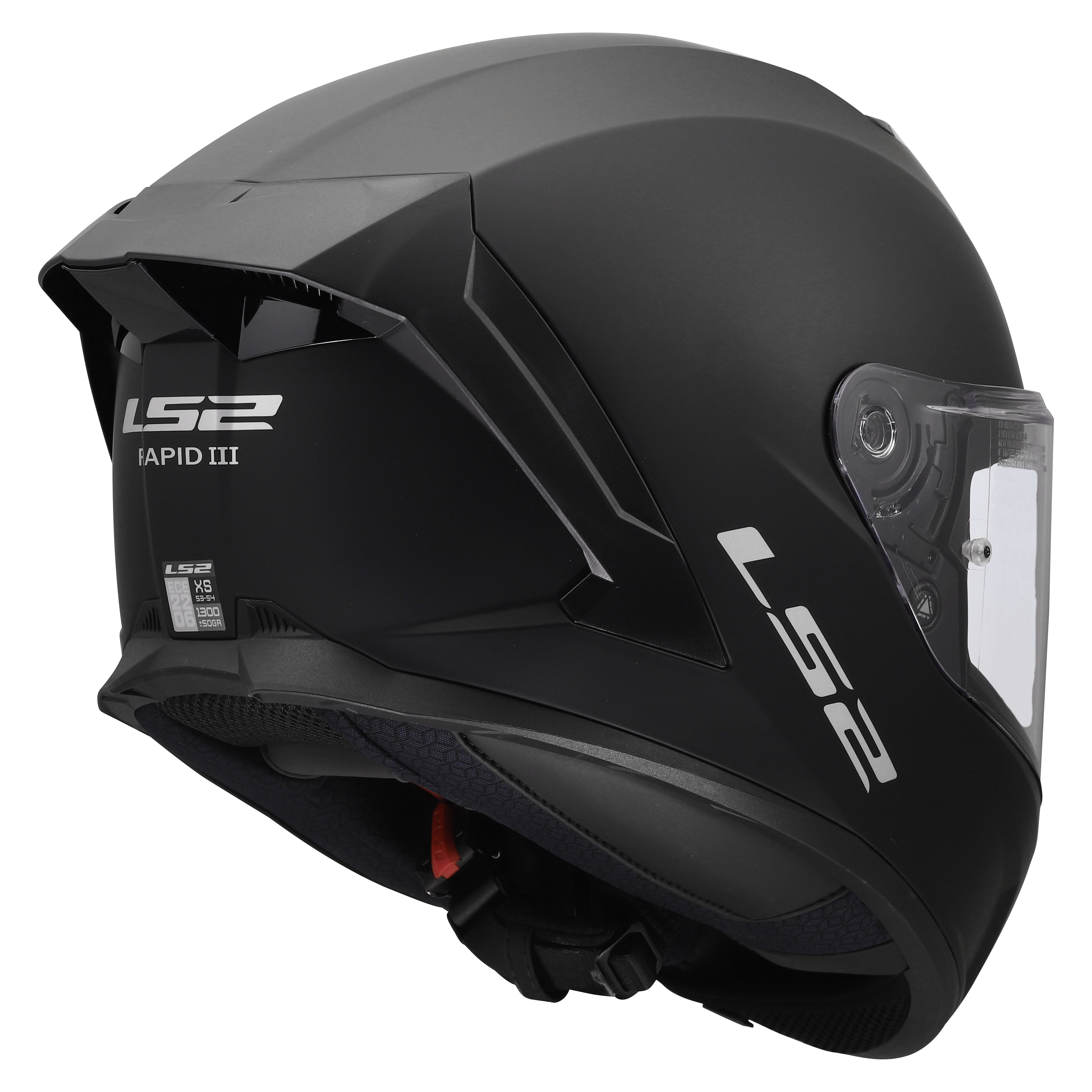 LS2 FF820 RAPID III SOLID MATT BLACK 168200011 (5)